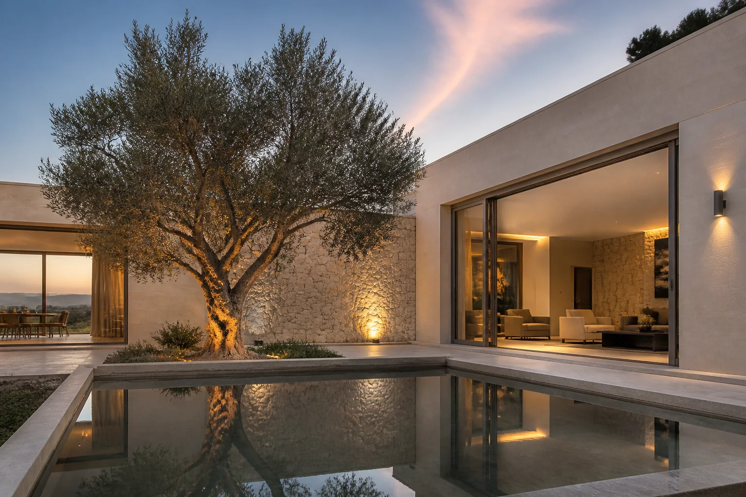 Fiktives IMMOBILIEN Website-Designkonzept Aurelia Estates