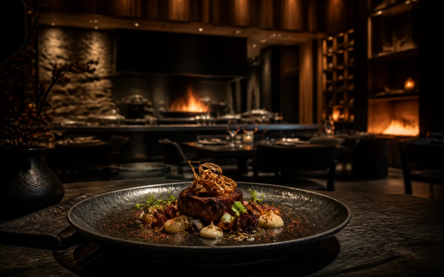 Cinematic Ember Dish